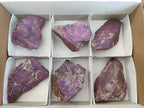 Natural Metallic Cobbed Purpurite Specimens x 6 From Erongo, Namibia - Toprock Gemstones and Minerals 