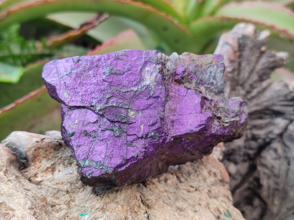 Natural Metallic Cobbed Purpurite Specimens x 6 From Erongo, Namibia - Toprock Gemstones and Minerals 