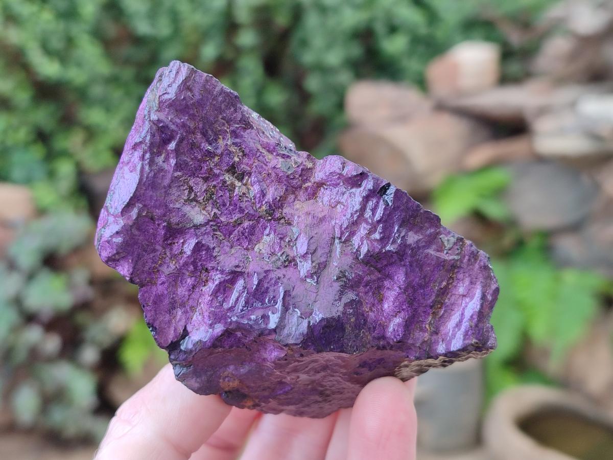 Natural Metallic Cobbed Purpurite Specimens x 6 From Erongo, Namibia - Toprock Gemstones and Minerals 