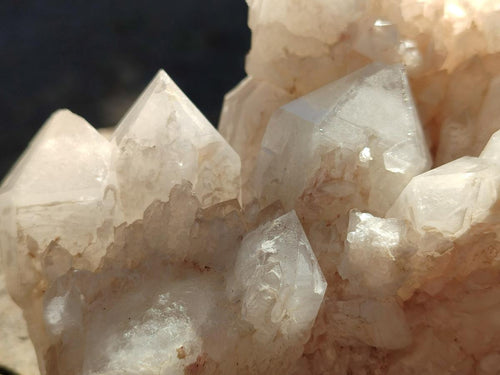Natural Cascading "Anananas" Candle Quartz Clusters x 2 From Antsirabe, Madagascar - Toprock Gemstones and Minerals 
