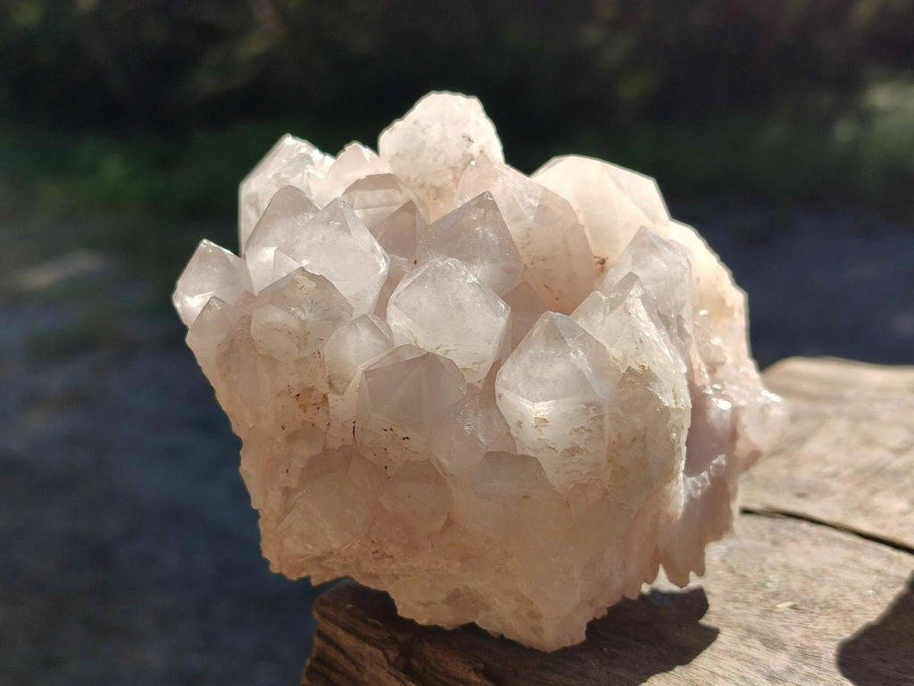 Natural Cascading "Anananas" Candle Quartz Clusters x 2 From Antsirabe, Madagascar - Toprock Gemstones and Minerals 