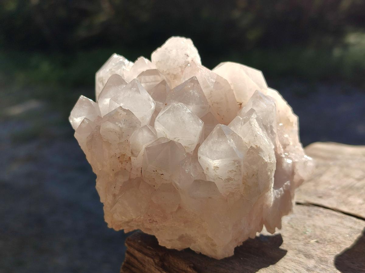 Natural Cascading "Anananas" Candle Quartz Clusters x 2 From Antsirabe, Madagascar - Toprock Gemstones and Minerals 