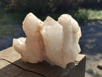 Natural Cascading "Anananas" Candle Quartz Clusters x 2 From Antsirabe, Madagascar - Toprock Gemstones and Minerals 
