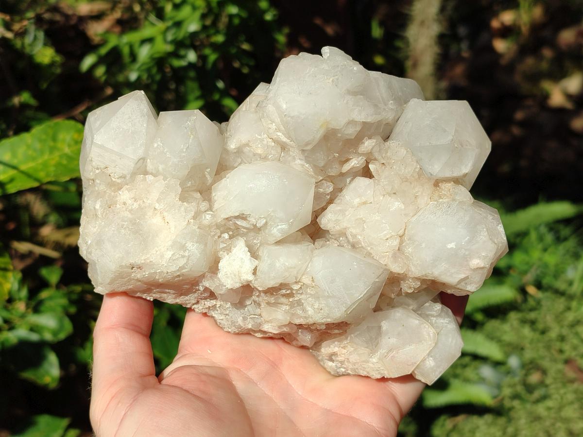 Natural Cascading "Anananas" Candle Quartz Clusters x 2 From Antsirabe, Madagascar - Toprock Gemstones and Minerals 