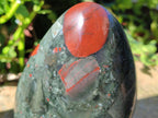 Polished Bloodstone Standing Display Pieces x 2 From Swaziland - Toprock Gemstones and Minerals 