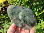 Polished Bloodstone Standing Display Pieces x 2 From Swaziland - Toprock Gemstones and Minerals 