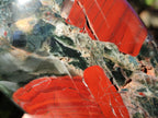 Polished Bloodstone Standing Display Pieces x 2 From Swaziland - Toprock Gemstones and Minerals 