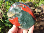 Polished Bloodstone Standing Display Pieces x 2 From Swaziland - Toprock Gemstones and Minerals 