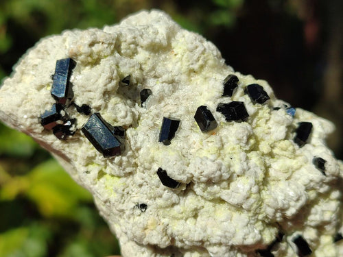 Natural Schorl Black Tourmaline with Feldspar Specimens x 3 From Erongo, Namibia - Toprock Gemstones and Minerals 