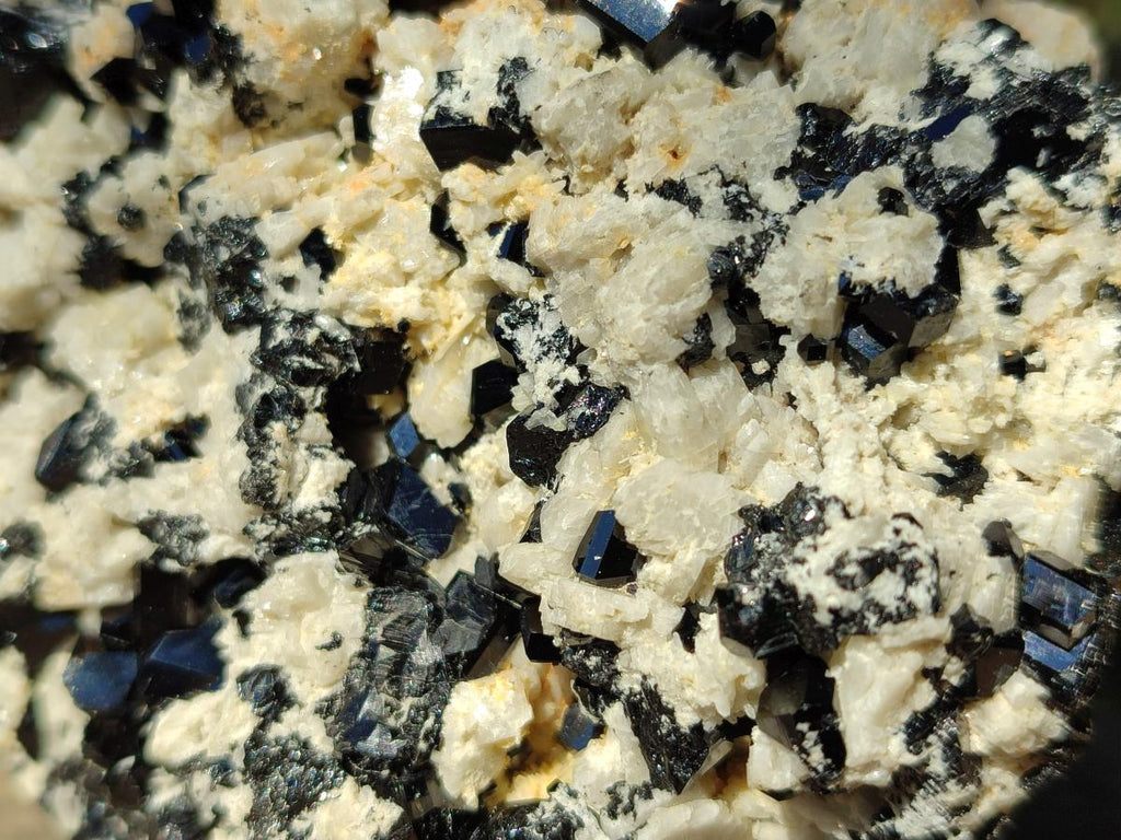 Natural Schorl Black Tourmaline with Feldspar Specimens x 3 From Erongo, Namibia - Toprock Gemstones and Minerals 