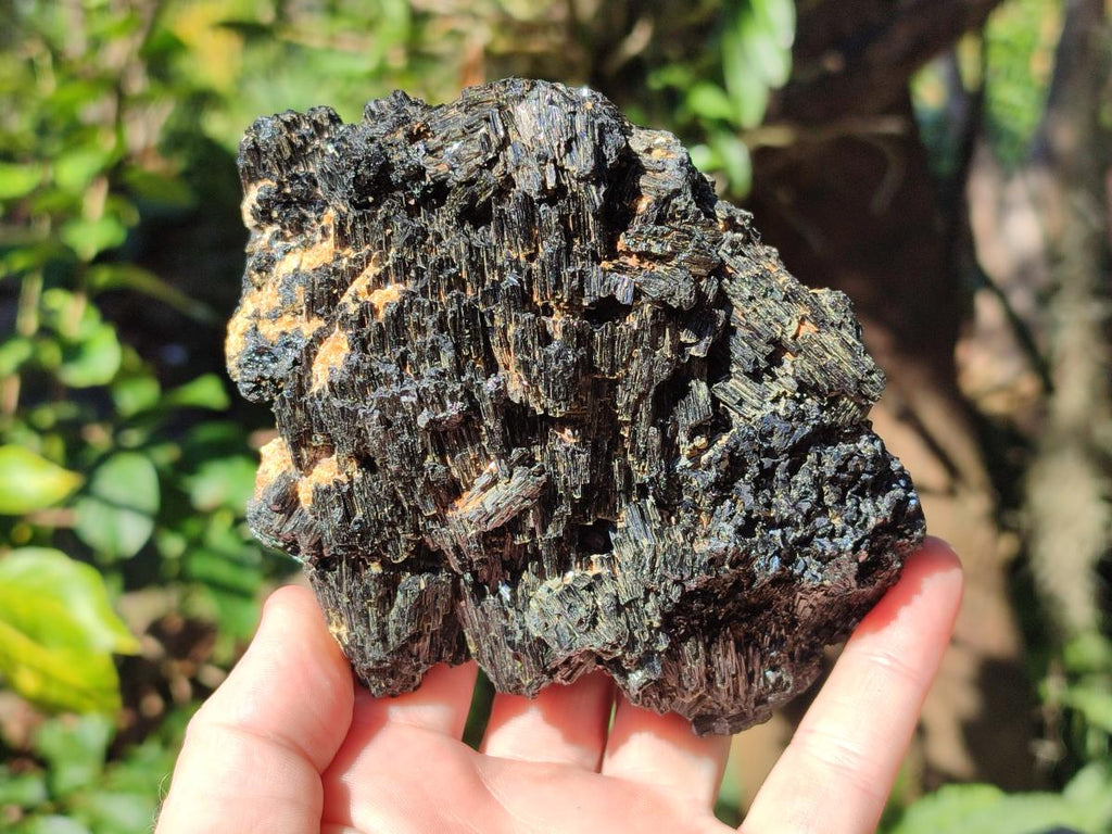 Natural Schorl Black Tourmaline with Feldspar Specimens x 3 From Erongo, Namibia - Toprock Gemstones and Minerals 