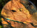 Polished Rare Orange-Gold Sunset Flash Labradorite Standing Display Pieces x 3 From Madagascar - Toprock Gemstones and Minerals 