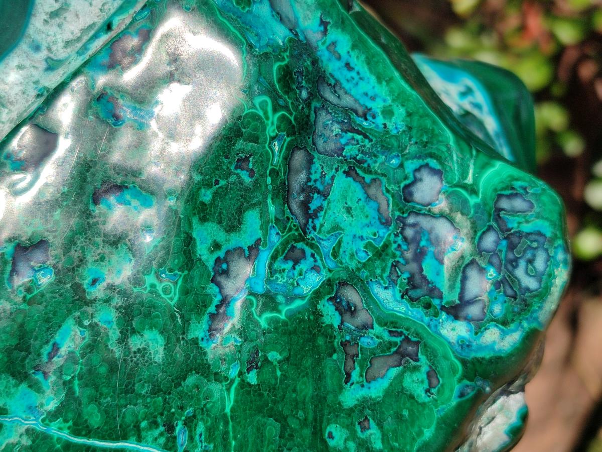 Polished XL Malacolla Free Form x 1 From Kulukuluku, Congo - Toprock Gemstones and Minerals 