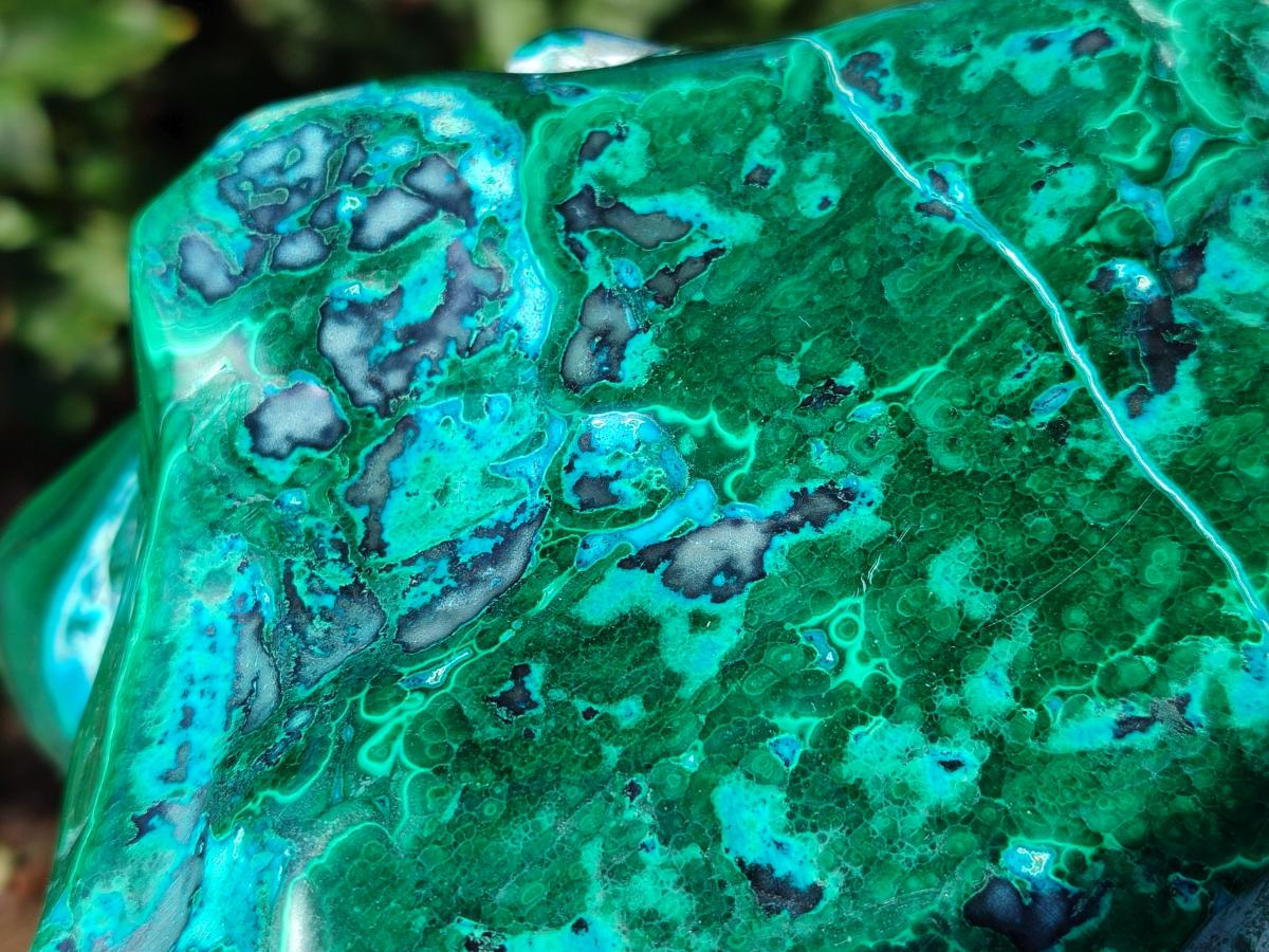 Polished XL Malacolla Free Form x 1 From Kulukuluku, Congo - Toprock Gemstones and Minerals 