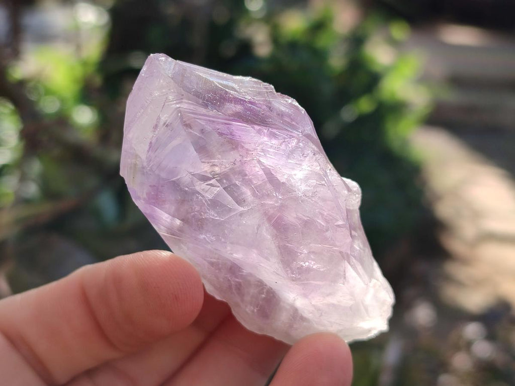 Natural Jacaranda Amethyst Single Crystals x 24 From Mumbwa, Zambia - Toprock Gemstones and Minerals 