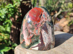 Polished Bloodstone Standing Display Pieces x 3 From Swaziland - Toprock Gemstones and Minerals 