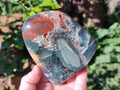 Polished Bloodstone Standing Display Pieces x 3 From Swaziland - Toprock Gemstones and Minerals 