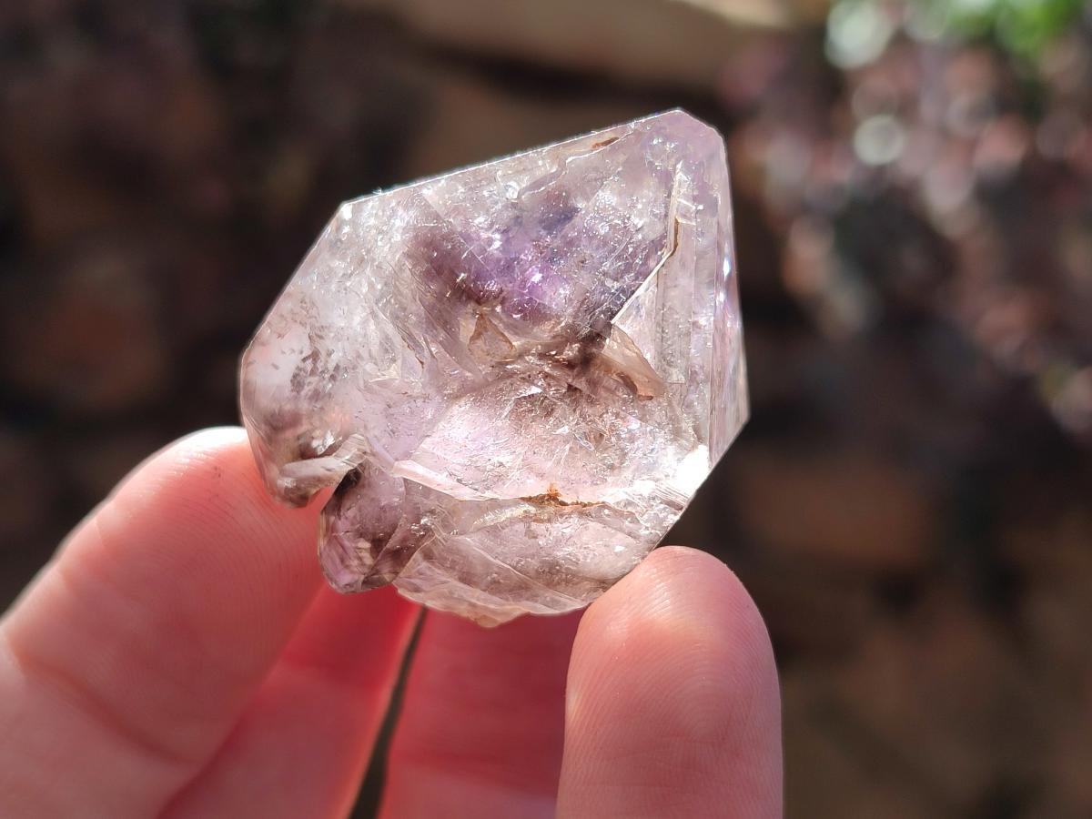Natural Window Amethyst Crystals x 20 From Chiredzi, Zimbabwe - Toprock Gemstones and Minerals 