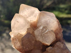 Natural Cascading White Phantom Semi-Smokey Luena Quartz Clusters x 3 From Luena, Congo - Toprock Gemstones and Minerals 