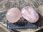 Polished Gemmy Rose Quartz Palm Stones x 20 From Madagascar - Toprock Gemstones and Minerals 