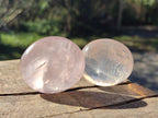 Polished Gemmy Rose Quartz Palm Stones x 20 From Madagascar - Toprock Gemstones and Minerals 