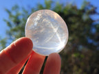 Polished Gemmy Rose Quartz Palm Stones x 20 From Madagascar - Toprock Gemstones and Minerals 