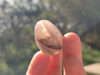 Polished Mini Smokey Window Quartz Eggs x 35 From Madagascar - Toprock Gemstones and Minerals 
