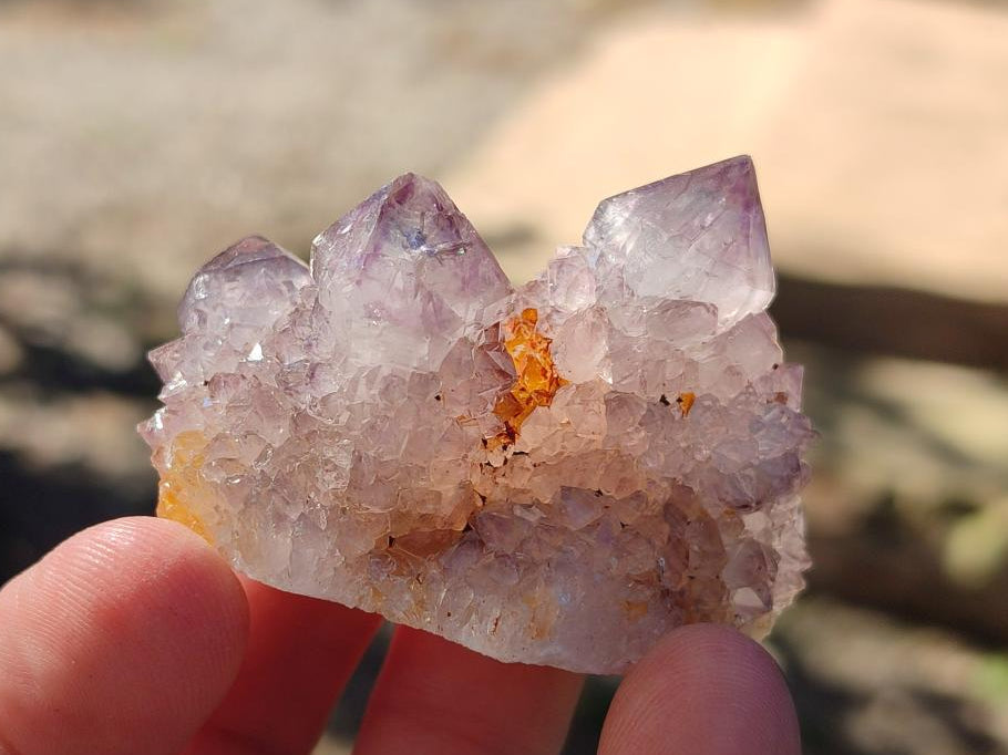 Natural Small Spirit Amethyst Clusters and Crystals x 33 From Boekenhouthoek, South Africa - Toprock Gemstones and Minerals 