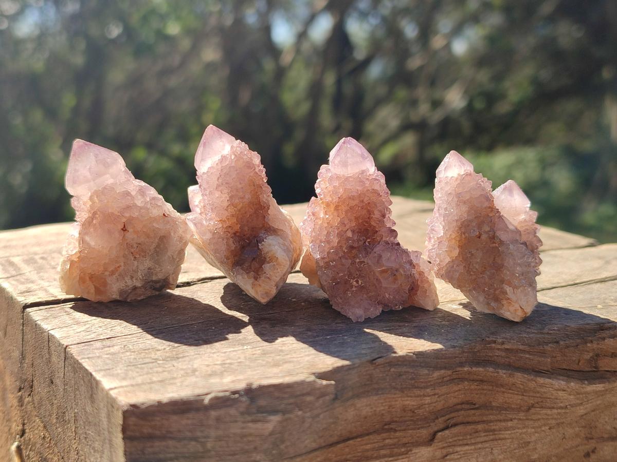 Natural Small Spirit Amethyst Clusters and Crystals x 33 From Boekenhouthoek, South Africa - Toprock Gemstones and Minerals 