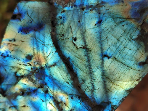 Polished Labradorite Slices x 24 From Madagascar - Toprock Gemstones and Minerals 