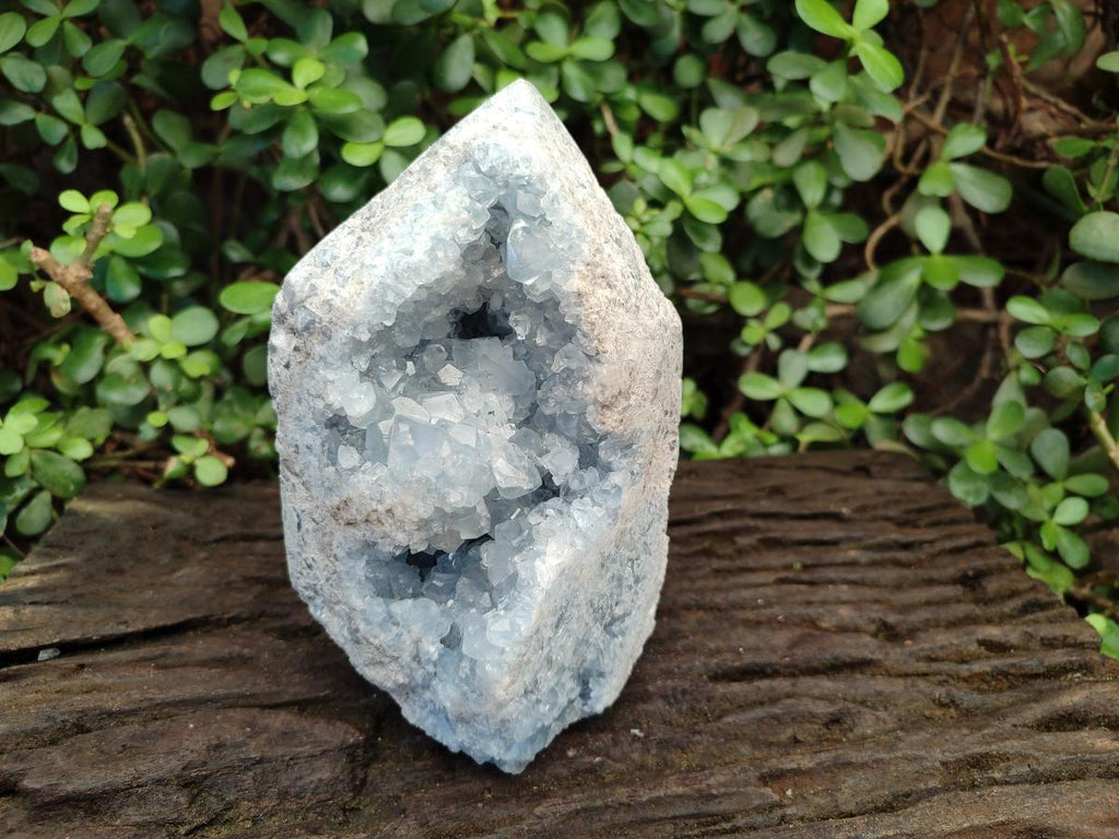 Polished Large Blue Celestite Display Crystals x 1 From Sakoany, Madagascar - Toprock Gemstones and Minerals 