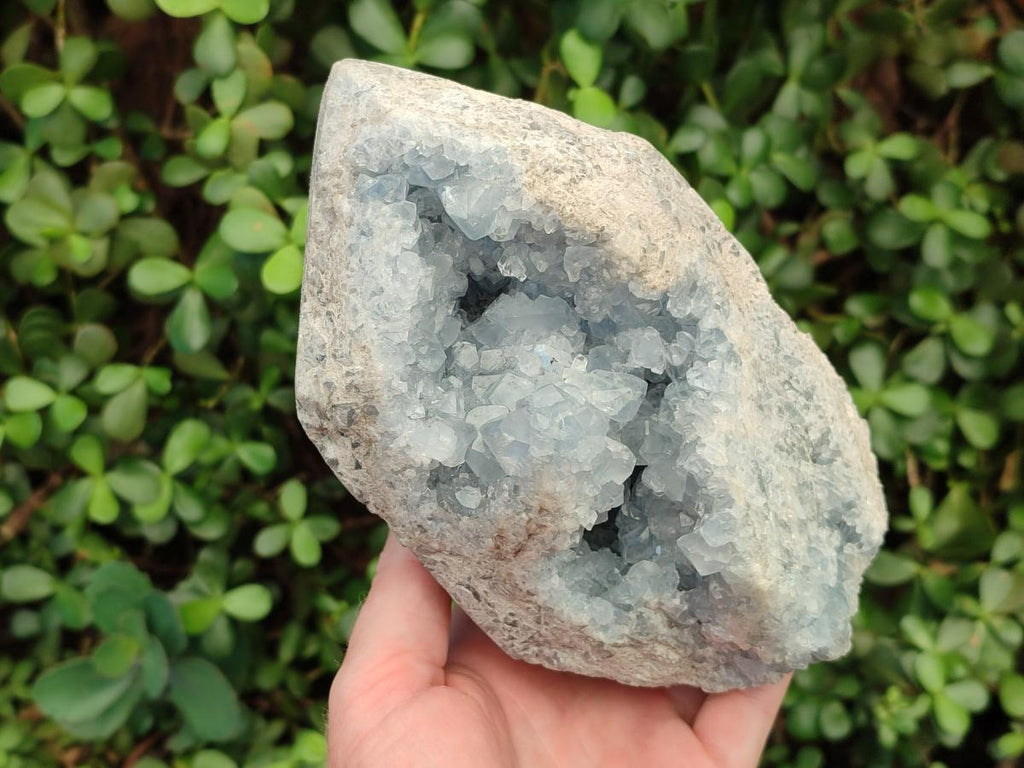 Polished Large Blue Celestite Display Crystals x 1 From Sakoany, Madagascar - Toprock Gemstones and Minerals 