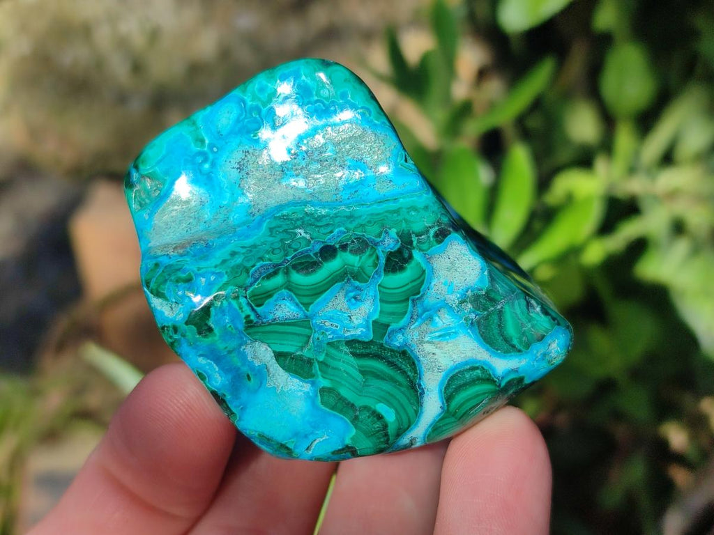Polished Malacolla Free Forms x 12 From Kulukuluku, Congo - Toprock Gemstones and Minerals 