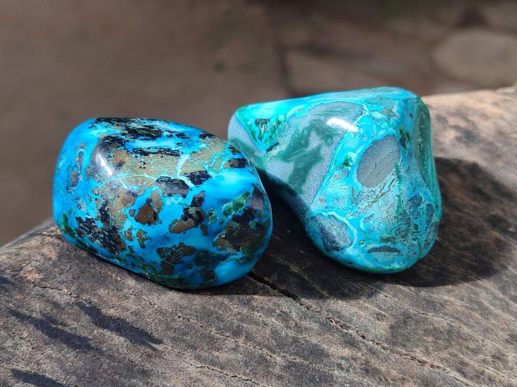 Polished Malacolla Free Forms x 12 From Kulukuluku, Congo - Toprock Gemstones and Minerals 