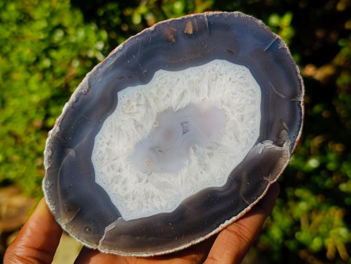 Polished Large One Side Red Shashe River Agate Nodules x 4 From Shashe River, Zimbabwe - Toprock Gemstones and Minerals 
