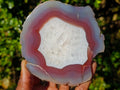 Polished Large One Side Red Shashe River Agate Nodules x 4 From Shashe River, Zimbabwe - Toprock Gemstones and Minerals 