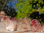 Natural Red Hematoid Quartz Crystals and Clusters x 24 From Karoi, Zimbabwe - Toprock Gemstones and Minerals 