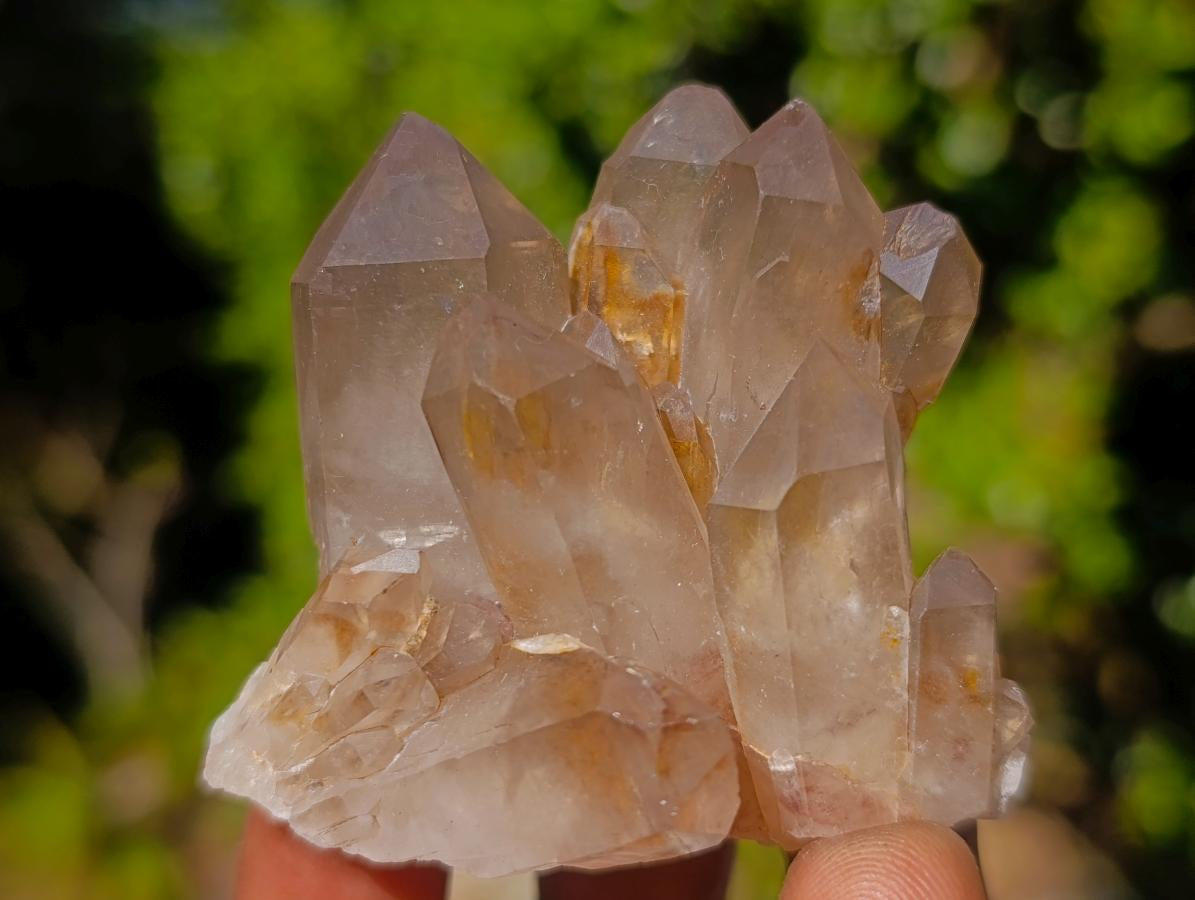 Natural Red Hematoid Quartz Crystals and Clusters x 24 From Karoi, Zimbabwe - Toprock Gemstones and Minerals 