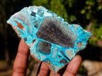 Polished Shattuckite Slices x 12 From Kaokoveld, Namibia - Toprock Gemstones and Minerals 