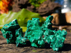 Natural Small Silky Malachite Specimens x 35 From Kasompe, Congo - Toprock Gemstones and Minerals 