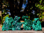 Natural Small Silky Malachite Specimens x 35 From Kasompe, Congo - Toprock Gemstones and Minerals 
