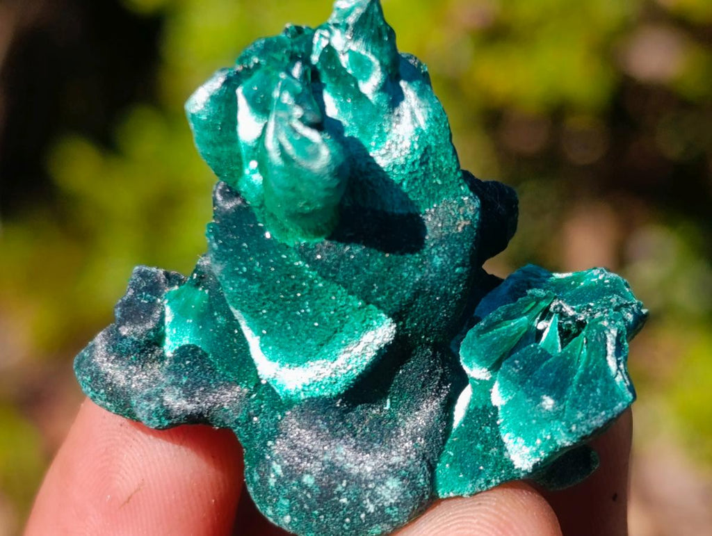 Natural Small Silky Malachite Specimens x 35 From Kasompe, Congo - Toprock Gemstones and Minerals 