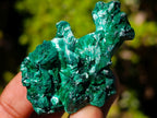 Natural Small Silky Malachite Specimens x 35 From Kasompe, Congo - Toprock Gemstones and Minerals 