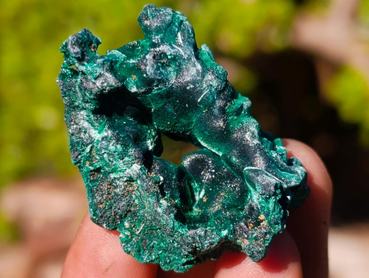 Natural Small Silky Malachite Specimens x 35 From Kasompe, Congo - Toprock Gemstones and Minerals 