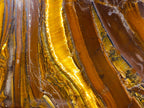 Polished Golden Tigers Eye Standing Display Pieces x 2 From Prieska, South Africa - Toprock Gemstones and Minerals 