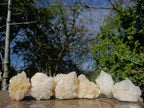 Natural Cascading Window Candle Quartz Clusters x 5 From Antsirabe, Madagascar - Toprock Gemstones and Minerals 
