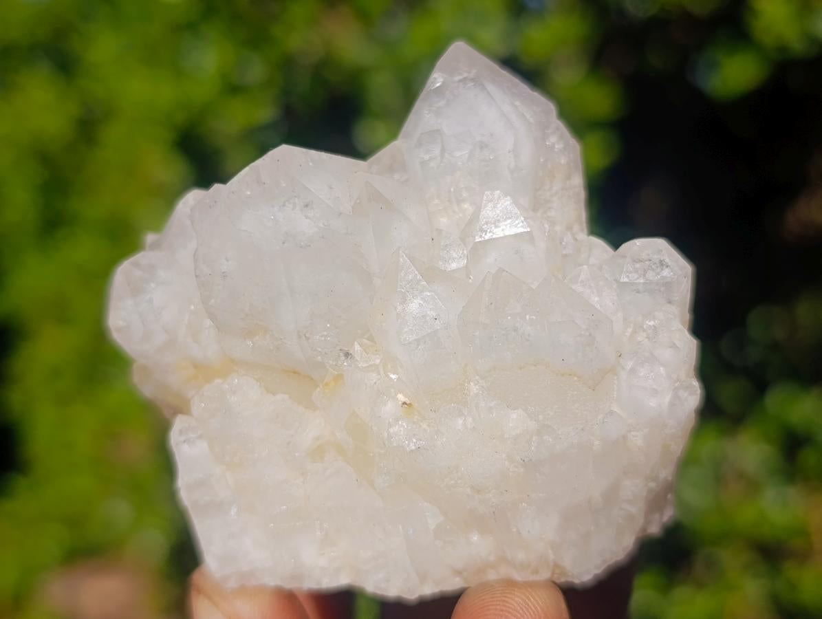 Natural Cascading Window Candle Quartz Clusters x 5 From Antsirabe, Madagascar - Toprock Gemstones and Minerals 