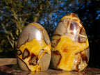 Polished Septerye Standing Display Pieces x 2 From Mahajanga, Madagascar - Toprock Gemstones and Minerals 