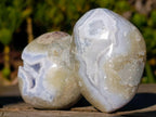 Polished Blue Lace Agate Free Forms x 12 From Nsanje, Malawi - Toprock Gemstones and Minerals 