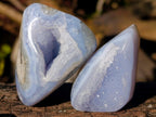 Polished Blue Lace Agate Free Forms x 12 From Nsanje, Malawi - Toprock Gemstones and Minerals 